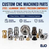 Piezas de Repuesto OEM para Equipos Industriales, Componentes Procesados por Prototipado Rápido, Perforación y Mecanizado CNC