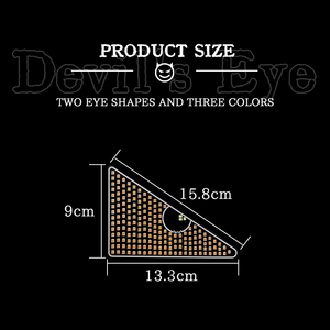 כיף עיניים השטן אור 11 מצבים עם תקע שקע USB לשחק מנורה דקורטיבית חלון אחורי צבעוני - Product Image 6