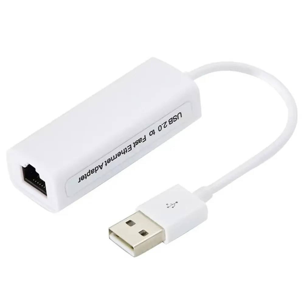 यूएसबी लैन नेटवर्क कार्ड सफेद रंग, चिप 8152 मिनी यूएसबी 2.0 से आरजे 45 लान ईथरनेट नेटवर्क एडाप्टर, लैपटॉप, टैबलेट के लिए