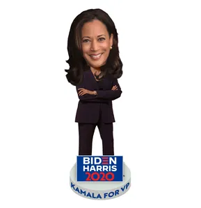 定制Kamala Harris图bobble head树脂政治摇头7 ''女副总统Kamala Harris收藏品小雕像
