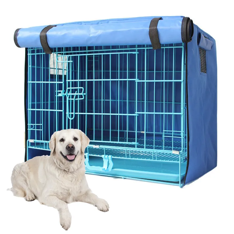 2024 nouveauté couverture de caisse de cage de chenil en polyester durable pour chien