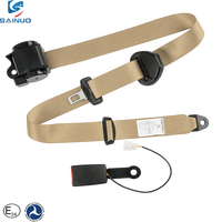 Ceinture de sécurité automatique rétractable à 3 points ELR SAINUO pour sièges de voiturette de golf, en polyester