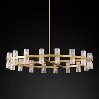 Lustre de décoration doré, luminaires suspendus pour la maison, luminaires suspendus pour le salon, lampes suspendues modernes de luxe