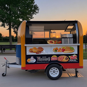 Carrito Móvil Personalizado para Venta Rápida de Hot Dogs, Ventanilla de Servicio Comercial, Camión de Comida con Patatas Asadas - Product Image 3