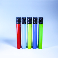 Briquet de poche jetable en plastique au gaz butane électronique personnalisé pour cigarettes et fumeurs