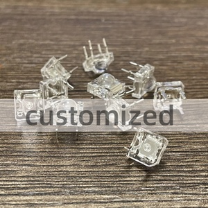 5 mét màu xanh <span class=keywords><strong>Piranha</strong></span> <span class=keywords><strong>LED</strong></span> siêu Thông lượng Diode 3V 1200mcd 460-470nm rõ ràng lồi Ống kính 4 pin Dip F5 <span class=keywords><strong>Led</strong></span> - Product Image 3