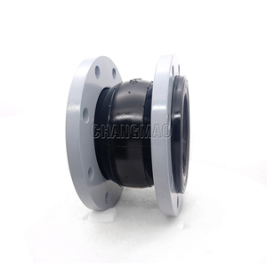 DIN PN16 dn200 dn300 rộng vòm thép carbon mạ kẽm mặt bích cuối EPDM linh hoạt xả cao su mở rộng doanh - Product Image 2