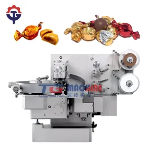 TG Automatic twisting Caramel double wrapping chocolate candy twist packing machine