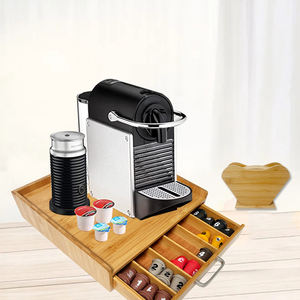 <span class=keywords><strong>Dolce</strong></span> <span class=keywords><strong>gusto</strong></span>-organizador de cápsulas de café k-cup con logotipo personalizado, soporte de cajón, estante de madera de bambú - Product Image 6