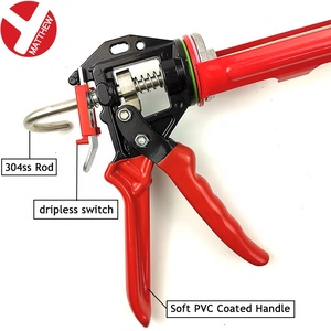<span class=keywords><strong>Pistolet</strong></span> à mastic <span class=keywords><strong>silicone</strong></span> robuste à <span class=keywords><strong>cartouche</strong></span>, rotation libre à 360 degrés, distributeur anti-goutte, outil manuel industriel DIY OEM - Product Image 4