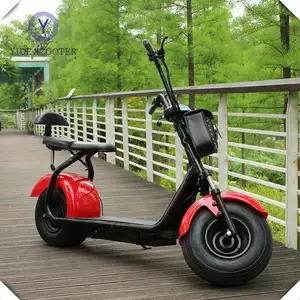 2 Wheel 60V 12Ah 1000W Electric Scooter Eec Coc City Coco Motorcycle With 1 Seat