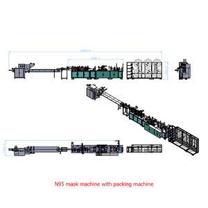 GOSUNM — machine <span class=keywords><strong>de</strong></span> fabrication <span class=keywords><strong>de</strong></span> masques médicaux entièrement automatique, n95, 120 pièces/min, avec <span class=keywords><strong>boucle</strong></span>, livraison gratuite - Product Image 4