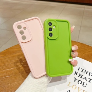 เคสโทรศัพท์ป้องกันกันกระแทกสำหรับ Samsung S23 A73 M52 S22 Note 20 ultra Plus Pro Core 5G 4G ฝาครอบหลัง TPU แบบนิ่มฝาครอบเต็มรูปแบบ - Product Image 3