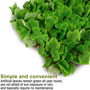 Tự Nhiên Trang Trí Nội Thất Có Thể mở rộng Nhân Tạo Liễu Hình Chữ Nhật Trellis Ngoài Trời Riêng Tư Màn Hình Mô Phỏng Lá Mạnh Mẽ Linh Hoạt Dễ Dàng - Product Image 2