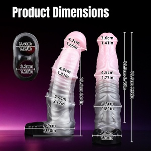 YOCY New Pink Series 4 Silicone Male Penis Extenders and Penis Sleeves Sex Toys with Effective Delay and Contraceptive Effects - Product Image 5