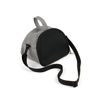 Sac de transport portable en fibre pour petits animaux avec bandoulière pour hamsters, sugar gliders, hérissons, geckos, bébés rats, petits oiseaux, fermeture éclair