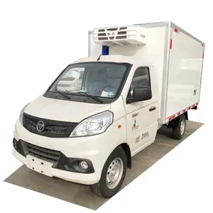 Foton Mini 1,5 Tonnen Gefrier schrank Kühlwagen 4x2 kleiner Van Kühlwagen zu verkaufen