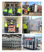 Elevador de Pasajeros de Doble Cabina Personalizado con Sistema de Piñón y Rueda Dentada SC200 200 para Construcción Exterior, Ideal para Fábricas y Edificios Industriales