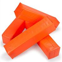 Pylônes de zone d'extrémité de football-Ensemble de 4 marqueurs de terrain de football pondérés en sable de 18 pouces x 4 pouces