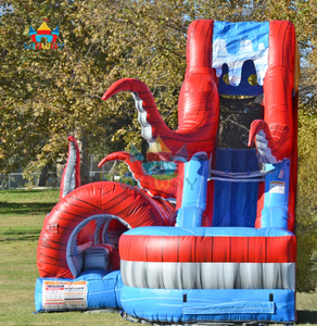 Juegos de Carnaval, Obstáculo Inflable Comercial de PVC, Tobogán, Piscina de Bolas de Colores, Castillo Inflable para Saltar en Venta - Product Image 3