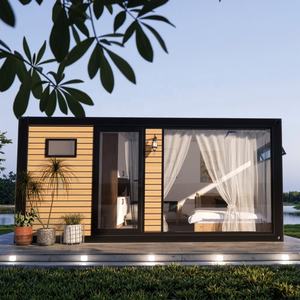 حاوية منزل متنقل مسبق الصنع 20 قدمًا ، غرف نوم فيلا مسبقة الصنع قابلة للتوسيع للعيش في الهواء الطلق ، فندق حاوية شحن مشحونة - Product Image 2