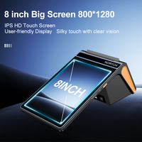 NB80T 8 ''8 pulgadas Soft POS Digital Loyalty Hardware Tablet para deportes App Pago Restaurante Bill Machine WiFi NFC Conectividad