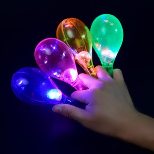 Maracas de Plástico LED Novedad 2023, Multicolor, Intermitentes, Divertidas para Fiestas, Graduaciones, Acción de Gracias, <span class=keywords><strong>Año</strong></span> <span class=keywords><strong>Nuevo</strong></span> - Product Image 2