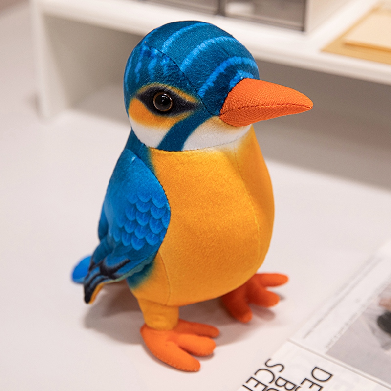 10C+1 鳥コレクションぬいぐるみ　17個セット　オマケ付き 新着卸売りソフト詰めシミュレーションキツツキおもちゃ美しい