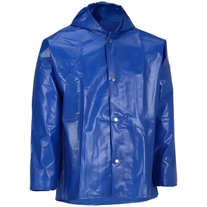 Combinaison <span class=keywords><strong>de</strong></span> <span class=keywords><strong>pluie</strong></span> imperméable dorée, résistante à la moisissure, en nylon avec revêtement polyuréthane, pour le travail en assainissement, l'agriculture et la viande - Product Image 4