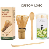 Vente en gros de boîte cadeau écologique sans Bpa 100% emballage naturel Accessoires japonais Brosse Balai Outils Bambou Matcha Thé Fouet