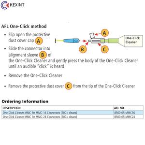 Stylo de nettoyage à fibre optique KEXINT MMC 24, nettoyeur à un clic pour centre de données - Product Image 3