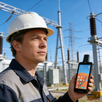 Terminal Portátil GNSS de Alta Precisión XM550R RTK, 5.5 Pulgadas, IP67, 4700 mAh, Android 11, 4G LTE, NFC, Escáner de Código de Barras 2D Opcional