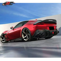 Pour Ferrari 12C : Kit carrosserie en carbone sec style DK, comprenant capot, lèvre avant, ailes et diffuseur arrière
