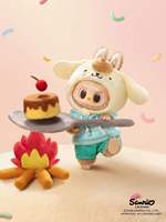 100% Authentique Pop Mart The Monsters Personnages Sanrio Pendentif en Vinyle et Peluche Boîte Mystère Cadeau Surprise