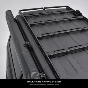 Tenda Laterale <span class=keywords><strong>per</strong></span> Pickup in Metallo Rinforzato con Sistema <span class=keywords><strong>Molle</strong></span>, Tipo Ala di Gabbiano, con Portapacchi e Copertura Bloccabile <span class=keywords><strong>per</strong></span> Cassone - Product Image 4