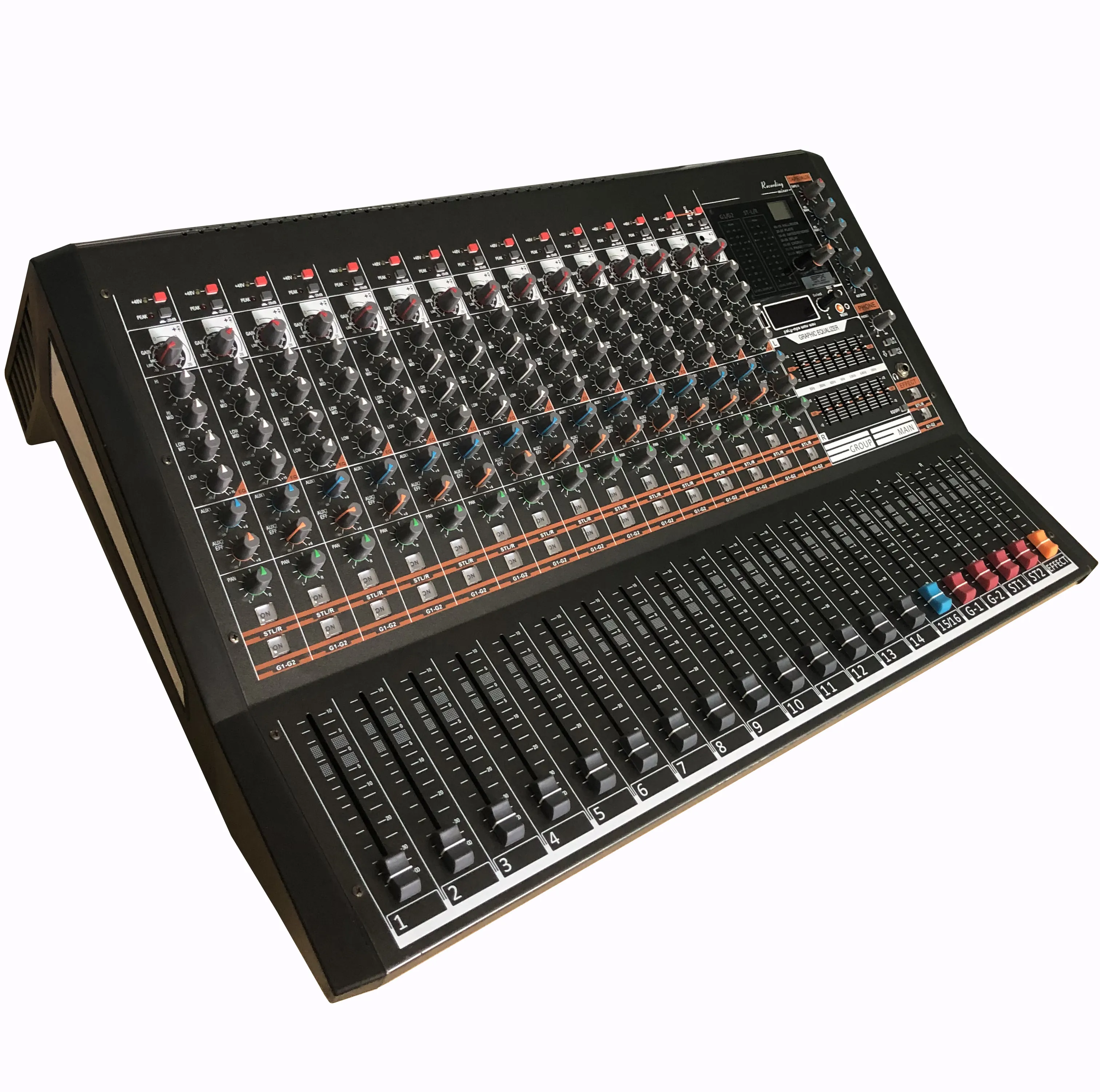 Factory Low Price Audio Mixer Controller Karaoke 20W Music Console Mixer Professional Audio Sound Mixing Console