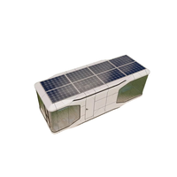 Kiosque de vente compact en forme de capsule spatiale pour la distribution de journaux et la vente au détail de produits de commodité