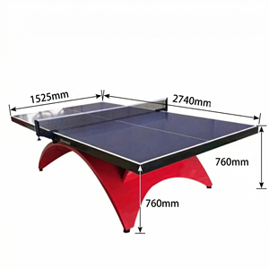 <span class=keywords><strong>Table</strong></span> <span class=keywords><strong>de</strong></span> <span class=keywords><strong>ping</strong></span>-<span class=keywords><strong>pong</strong></span> pliable en MDF <span class=keywords><strong>de</strong></span> 25 mm d'épaisseur avec pieds arqués pour les compétitions <span class=keywords><strong>de</strong></span> tennis <span class=keywords><strong>de</strong></span> <span class=keywords><strong>table</strong></span> professionnelles en intérieur et en <span class=keywords><strong>extérieur</strong></span>, divertissement - Product Image 1
