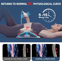 Appareil d'étirement CZFIT, soutien lombaire, masseur de la taille pour le cou, pour le massage du corps, amélioration de la posture, soulagement des douleurs dorsales