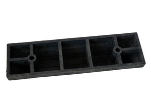 ガレージ車両駐車車タイヤストッパーゴムプラスチック片面ホイールストッパー - Product Image 5