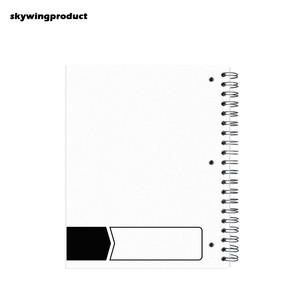 Skywing Confezione del prodotto di 3 10.5x8 Pollici Nero Rosso Bianco di Larghezza Governato 3-Soggetto 150 Foglio di Notebook <span class=keywords><strong>con</strong></span> Tasca Divisore - Product Image 2