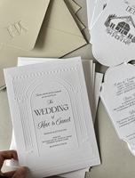Cartes et enveloppes personnalisées de luxe en gros, estampillées à chaud et gaufrées pour toutes les occasions