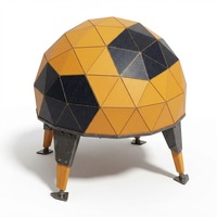 Capsule Spatiale Préfabriquée de Luxe à Double Pont Ovale avec Fenêtre Panoramique à 360°, Pod de Camping Modulaire en Aluminium, Hôtel Glamping Préfabriqué 1