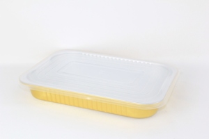 Contenedores desechables de <span class=keywords><strong>papel</strong></span> de <span class=keywords><strong>aluminio</strong></span> a prueba de herrumbre para preparación de comidas, caja de almacenamiento de 2700ml, forma rectangular, tipo de plástico PP, para líder de pesca - Product Image 5