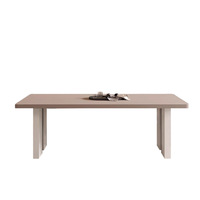 Table à manger en pierre minimaliste italienne haut de gamme, moderne, simple, carrée, en bois massif, meubles pour la maison, pour restaurant