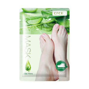 Masque à base de plantes à l'aloe vera pédicure anti-fissure talon élimination de la peau chaussettes exfoliantes <span class=keywords><strong>gommage</strong></span> pour les jambes et les pieds 10 patchs pour les pieds - Product Image 6