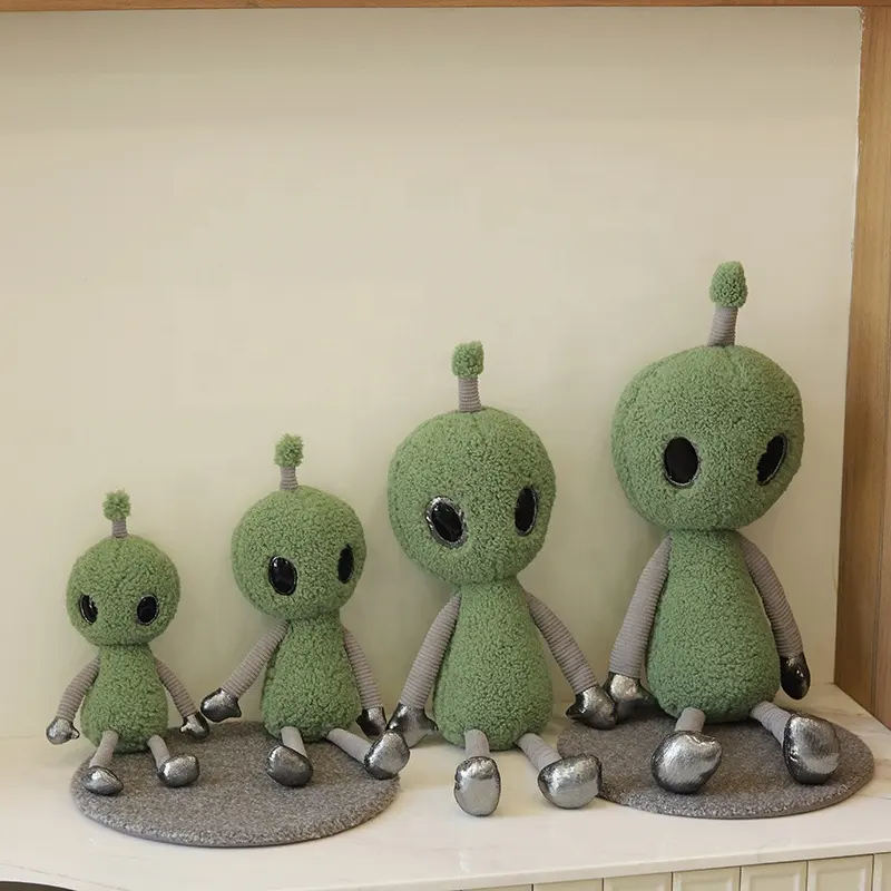 Science Fiction Movie Figure Alien Strange Plush Toy Soft Planet Creature ET Stuffed Doll Kids Cartoon Unique Ugly Gift