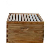 Neuer ZHILI BEE Langstroth Bienenstock 3 Ebenen Tannenholz 10 Rahmen Unmontierter Holz-Bienenstock mit Metalldach