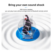 Écran de ventilateur de bureau à LED holographique 3D pour la publicité, la lecture audio, la couverture transparente pour l'équipement publicitaire
