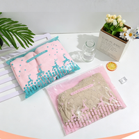 Sacs d'emballage écologiques mats en CPE avec fermeture éclair pour vêtements, logo personnalisé, pour vestes d'hiver, vêtements de sport, chaussettes et articles intimes